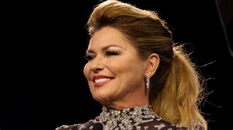 Shania Twain wows in sheer bodysuit and thigh